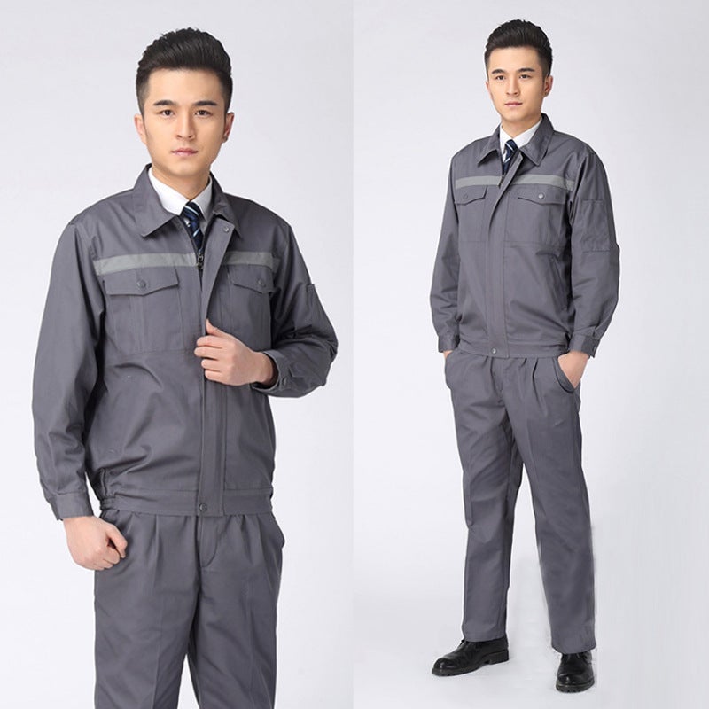 Long Sleeve Auto Repair Wear-Resistant Tooling Coat Factory Workshop Labor Protection Clothing Construction Site Overalls Suit - Image 4